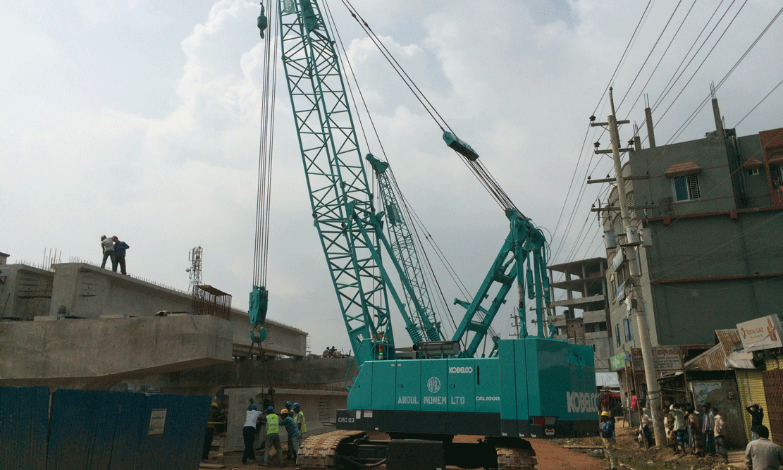 Bangladesh rental Crane-HEMS