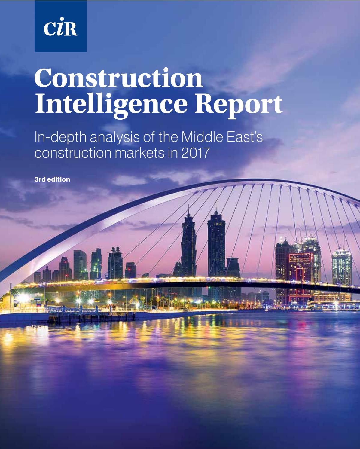 Construction Intelligence Report 2017