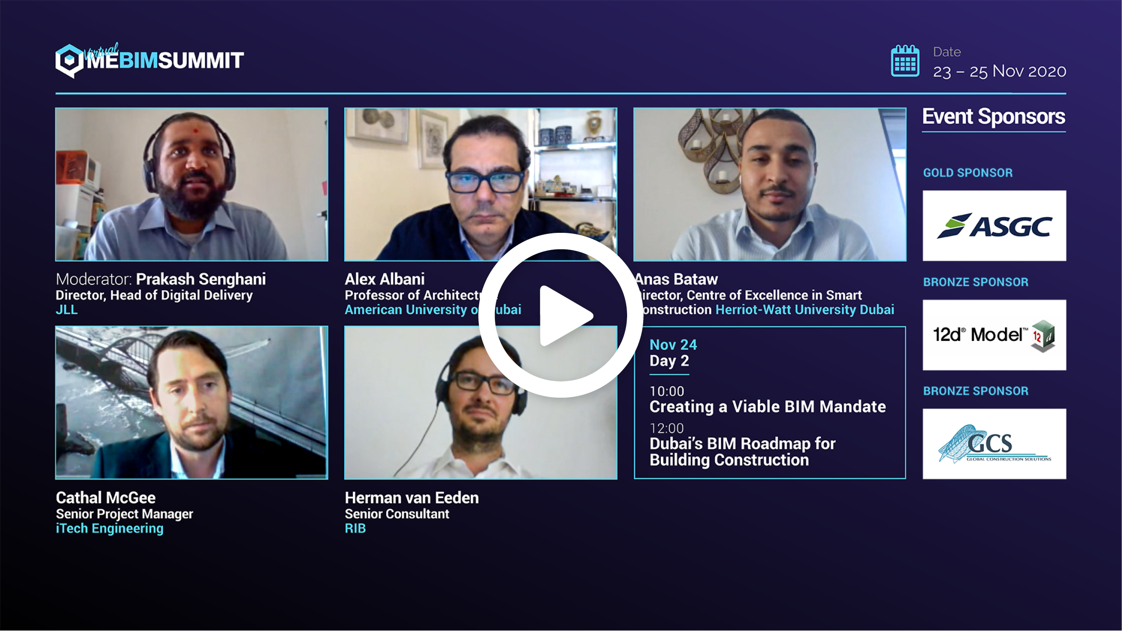 ME BIM Summit Panel Discussion: Creating a Viable BIM Mandate
