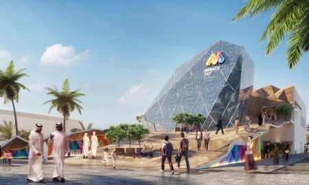 Monaco Pavilion for Expo 2020 Dubai installs solar panels