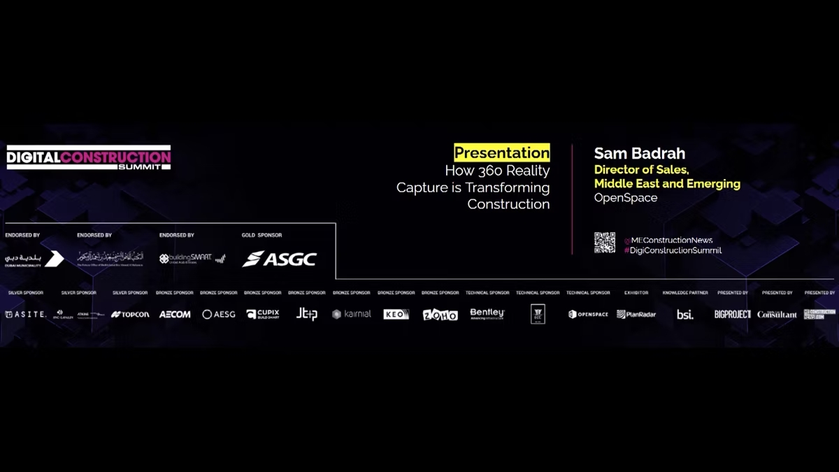 How 360 Reality Capture is transforming Construction | Digital Construction Summit 2022