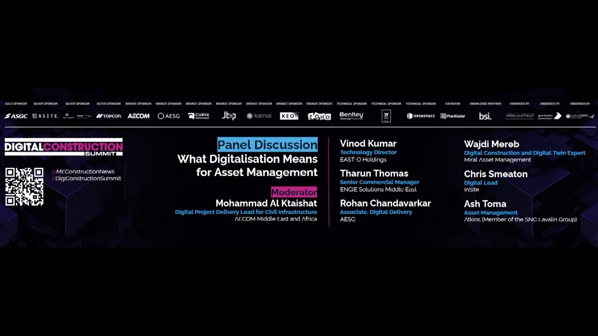 What digitalisation means for Asset Management | Digital Construction Summit 2022 What digitalisation means for Asset Management | Digital Construction Summit 2022