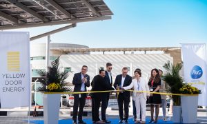 P&G and Yellow Door Energy commission Solar Carport in Dubai