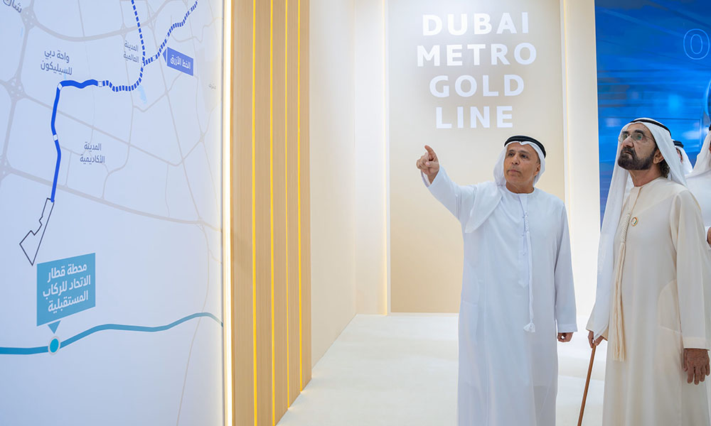 Mohammed bin Rashid approves US $9.2bn Dubai Metro Gold Line